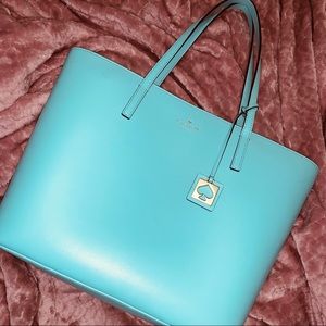 Kate Spade Haven Street Maxi Tote in Soft Aqua NWT